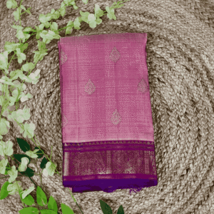 Pure Kanchipuram Zari Silk Saree 4g