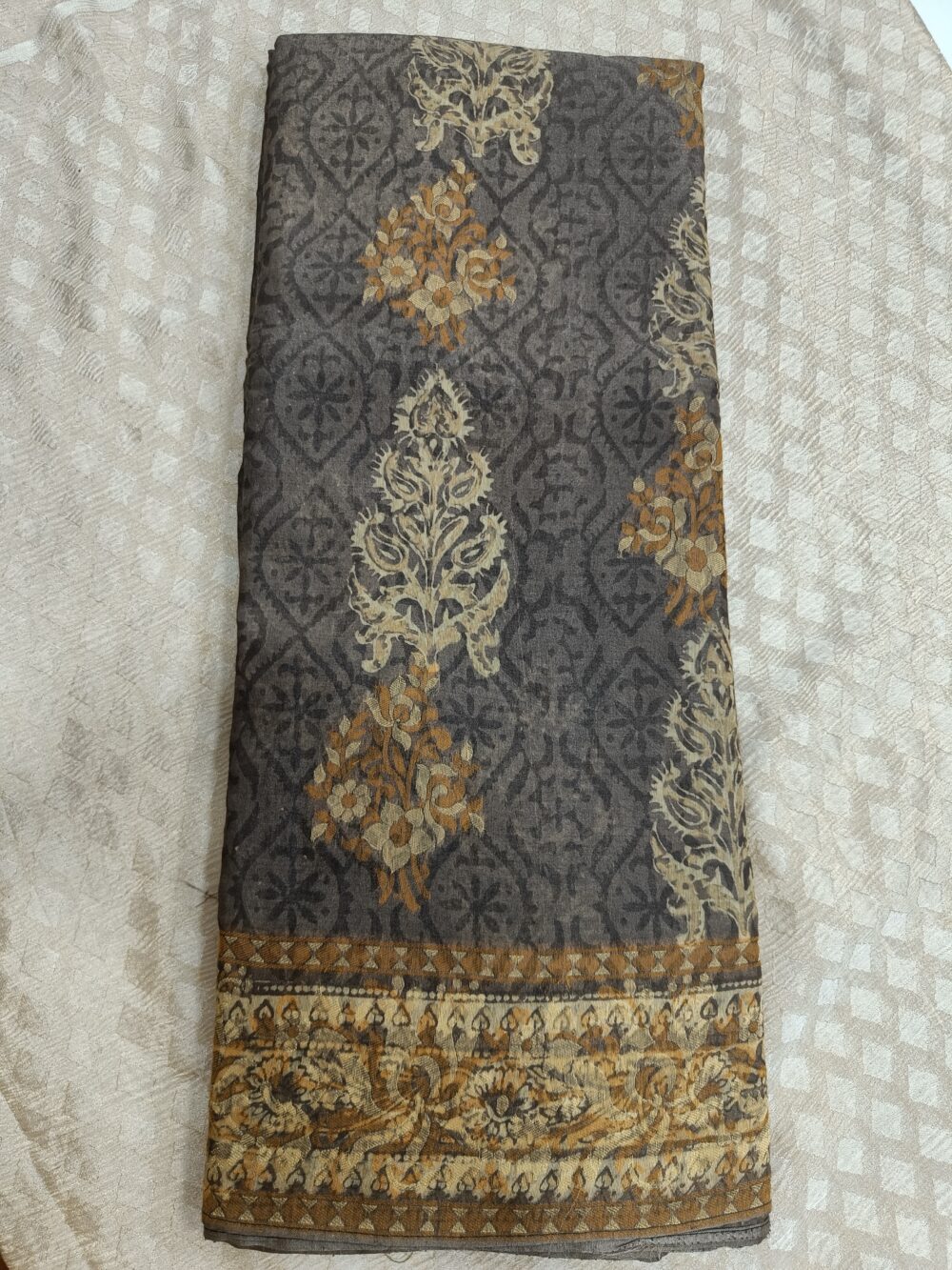 Pure Jaipur Cotton Saree with Ajrakh prints