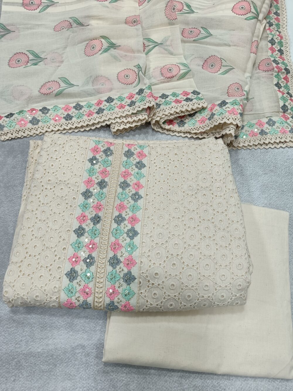 Pure Hakoba Dress Suit Set