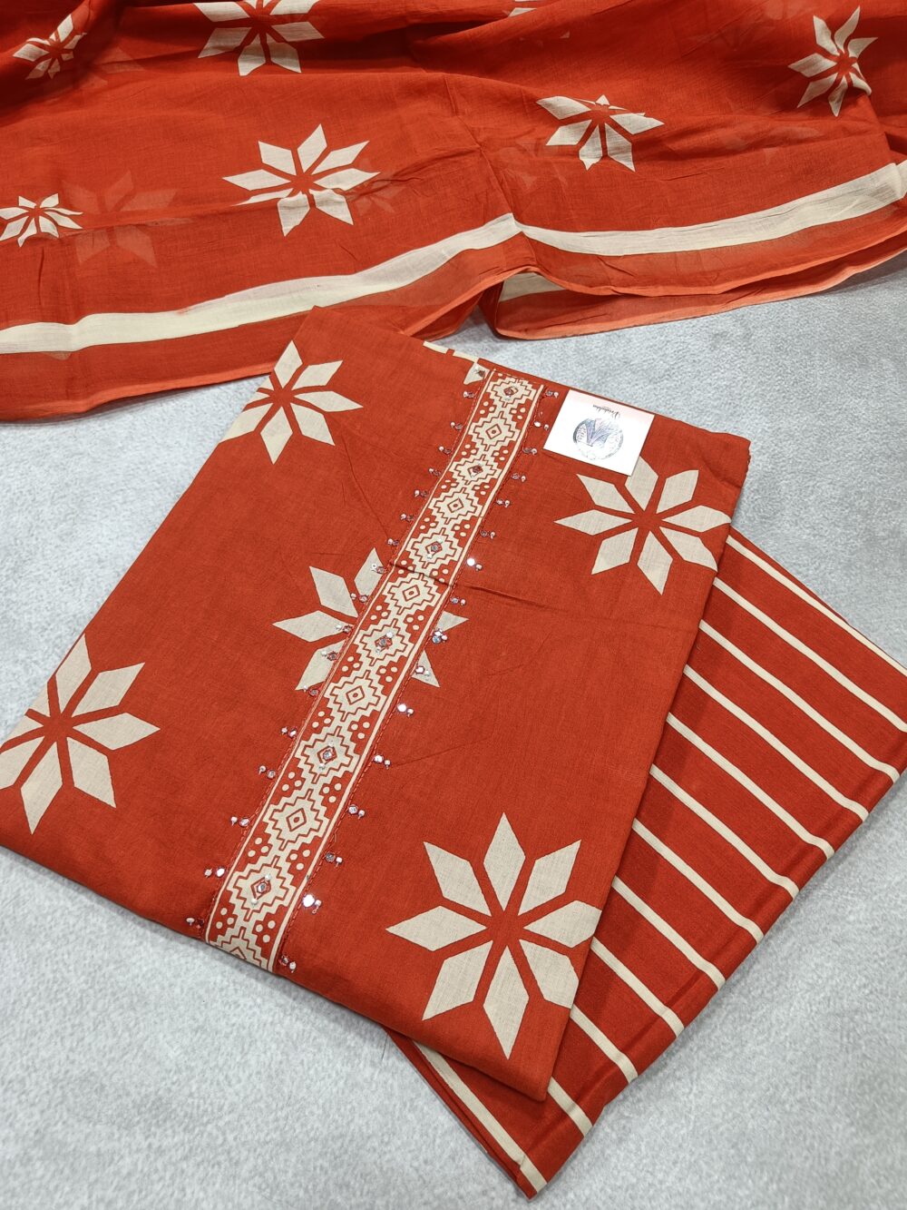 Pure Cotton Dress Suit Set