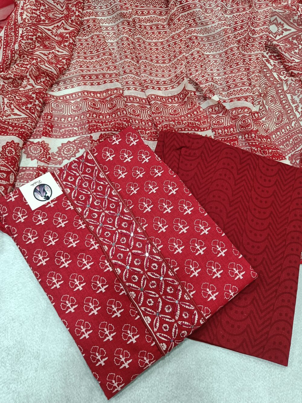 Pure Cotton Dress Suit Set