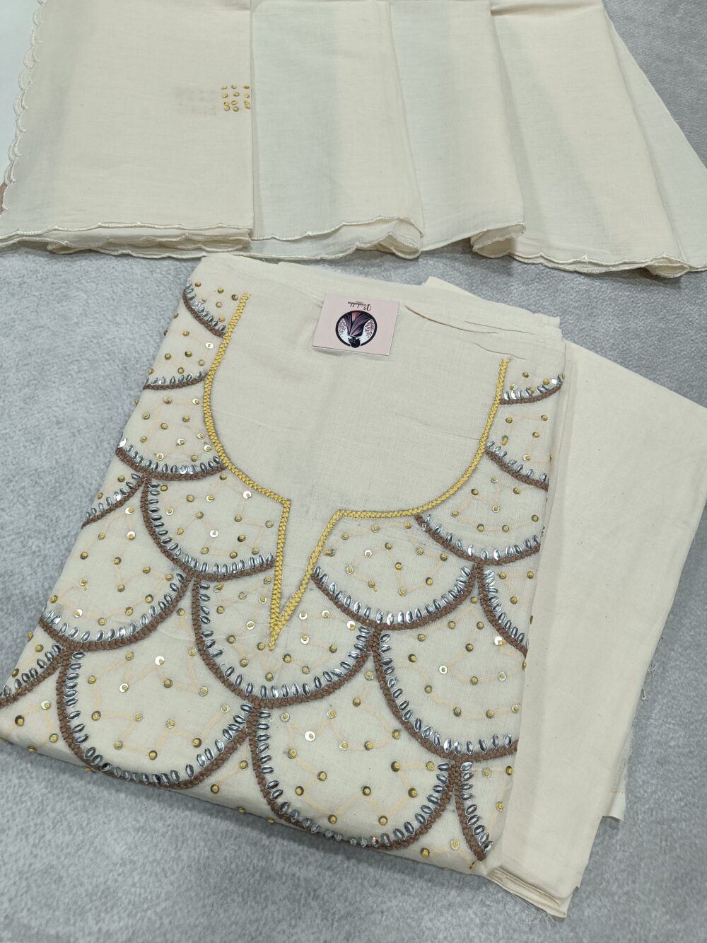 Pure Cotton Dress Suit Set