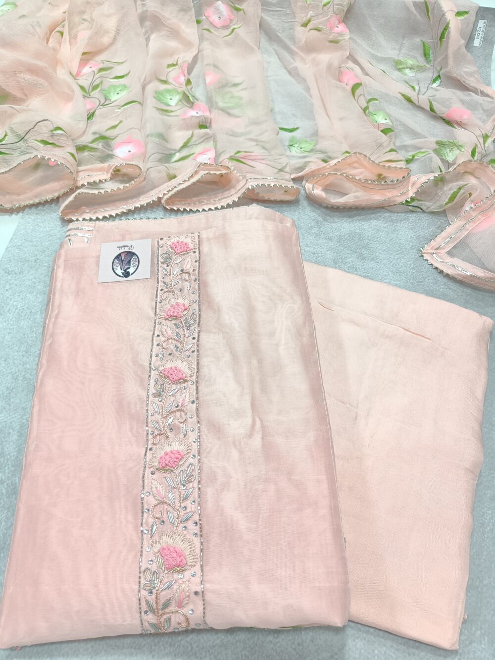 Pure Organza Dress Suit Set