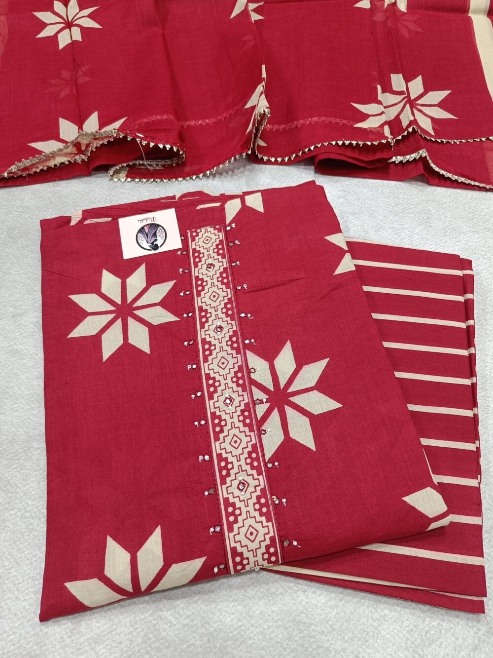 Pure Cotton Dress Suit Set