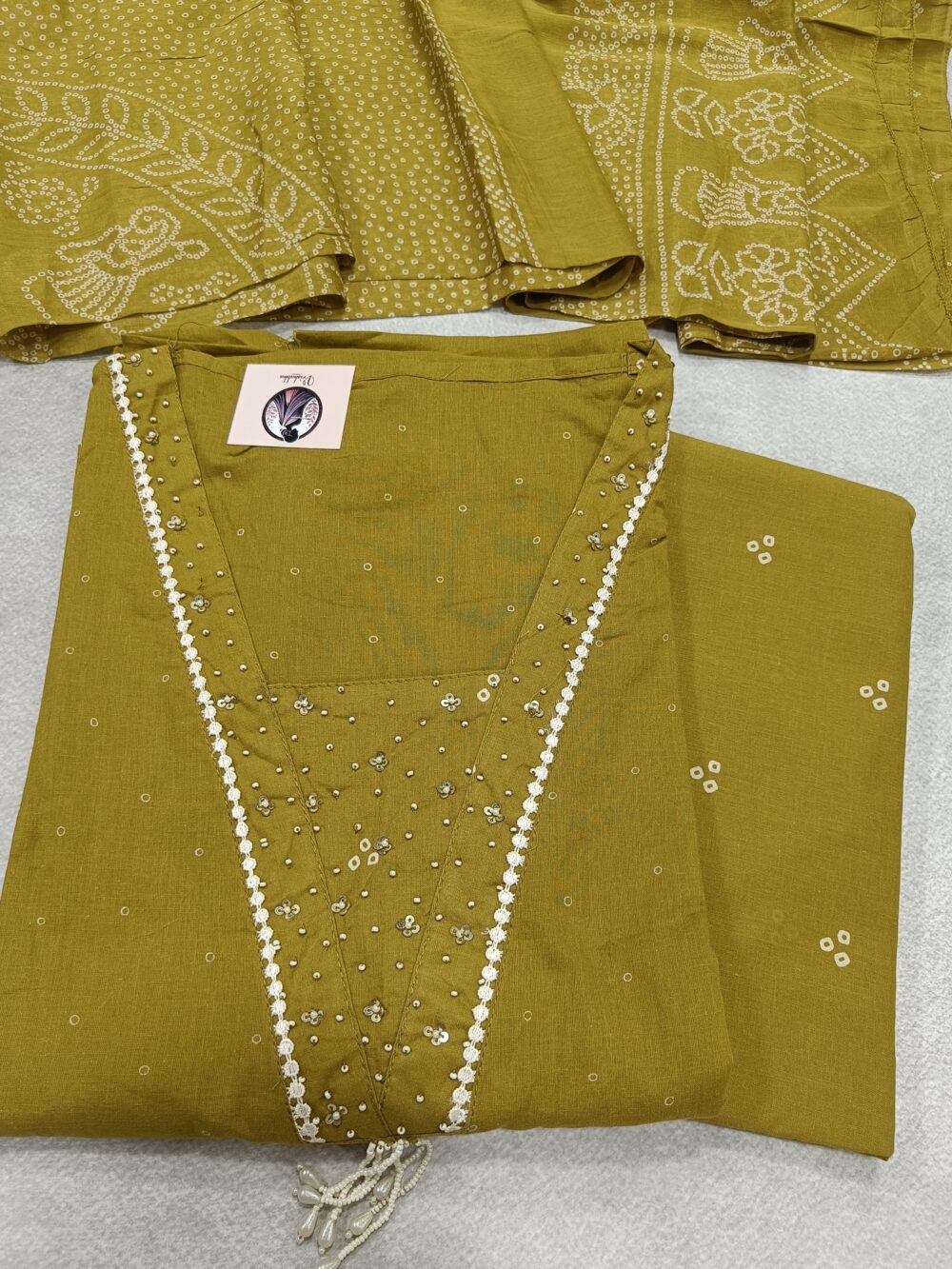 Pure Cotton Dress Suit Set