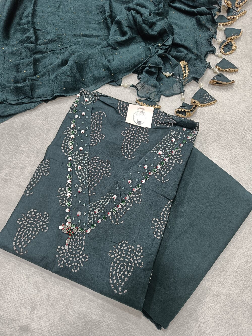 Pure Cotton Dress Suit Set