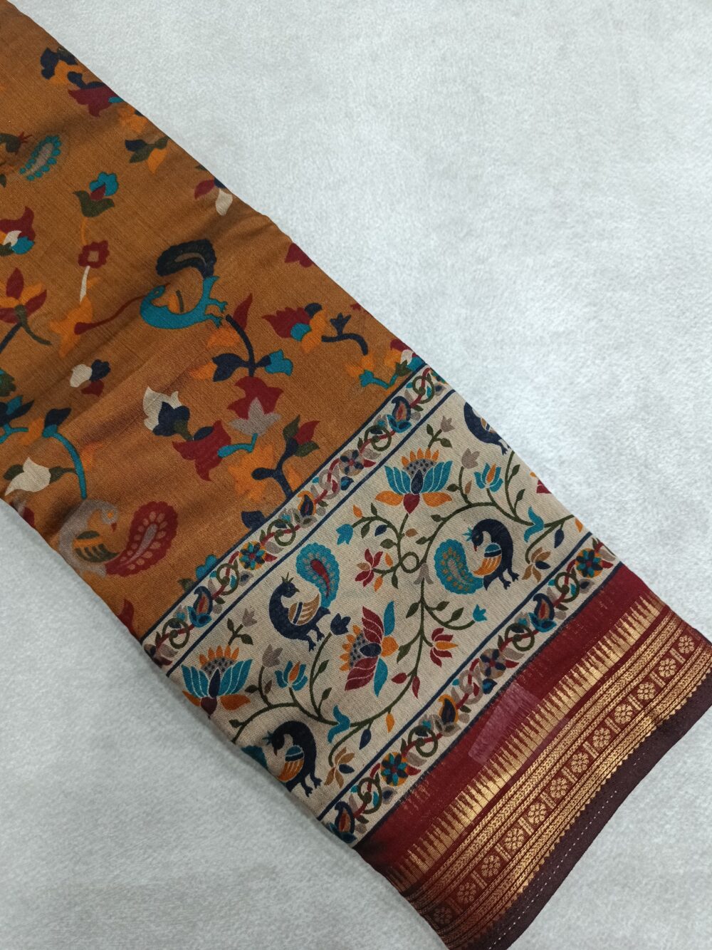 Maheshwari Mul Cotton Saree