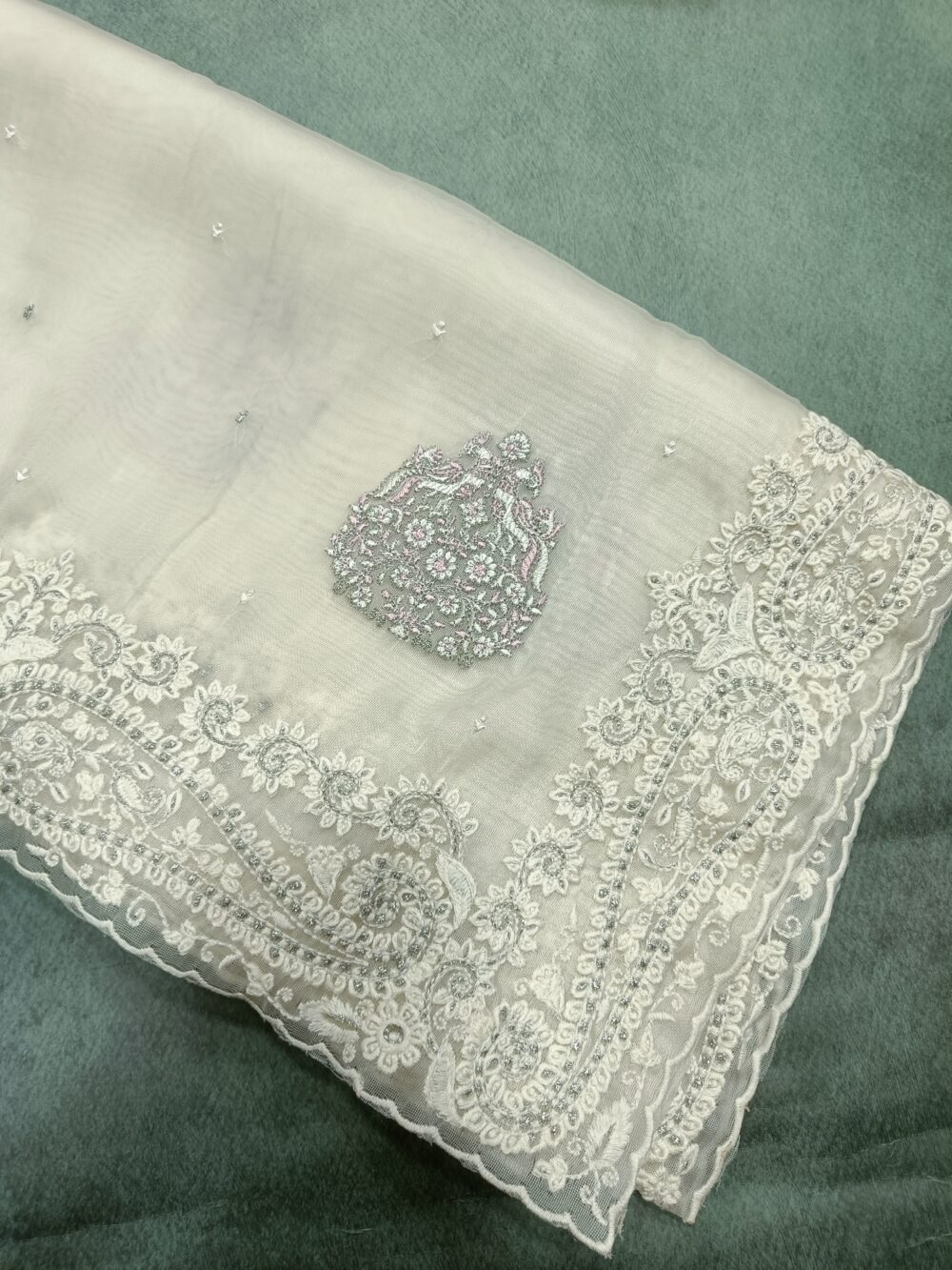 Netted Organza Saree