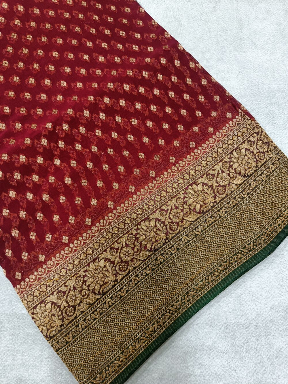 Fancy Half Georgette Saree