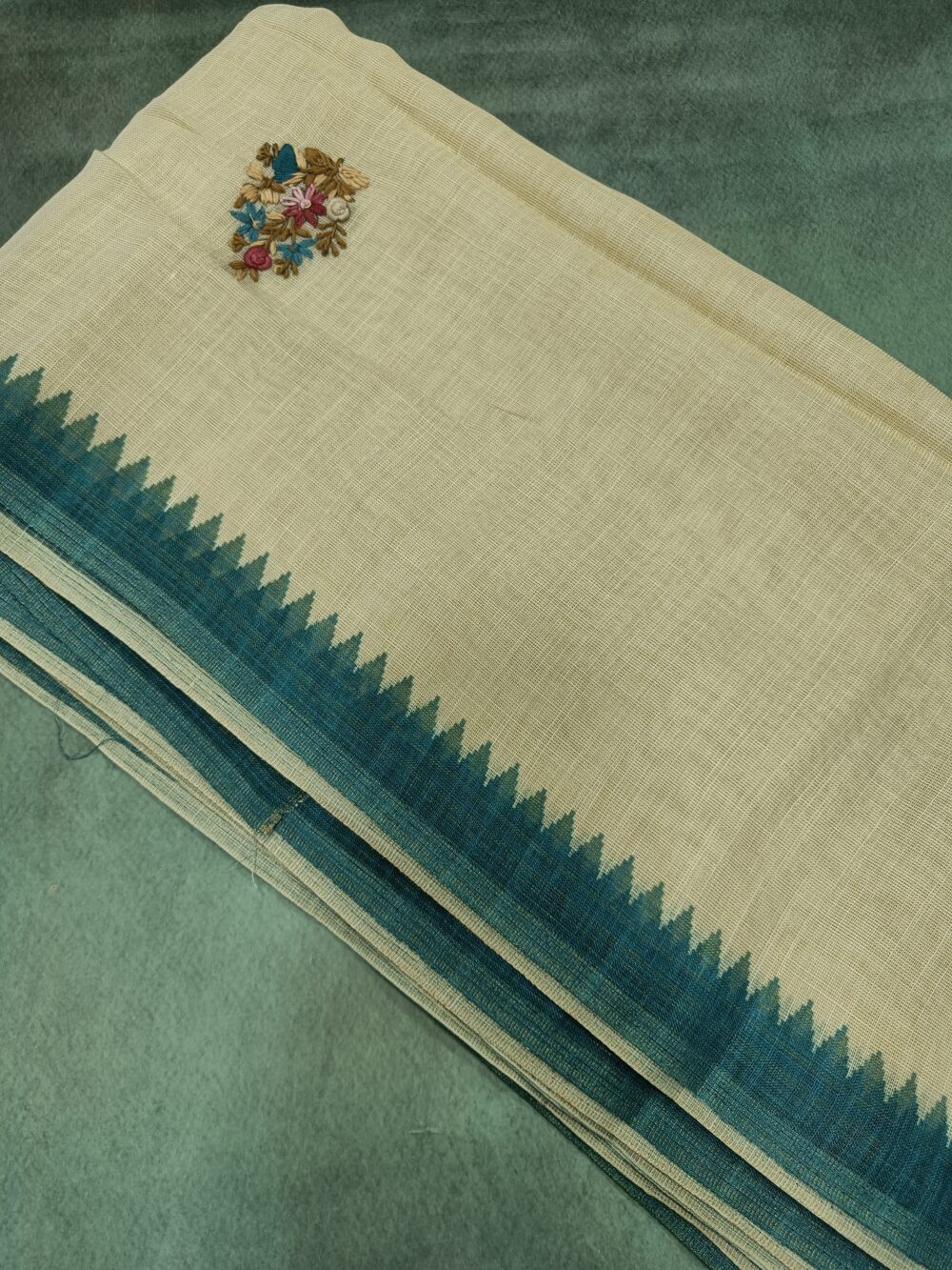 Fancy Tissue Lenin Saree