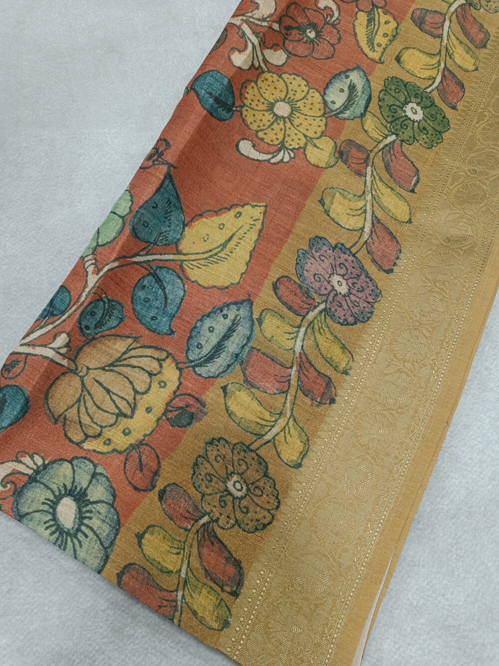 Fancy Chapa Tussar Saree