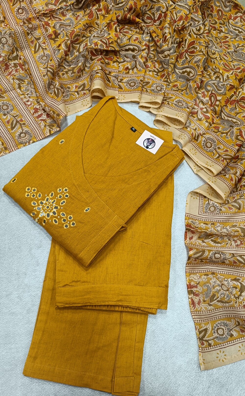 Pure Lenin Cotton 3piece Set