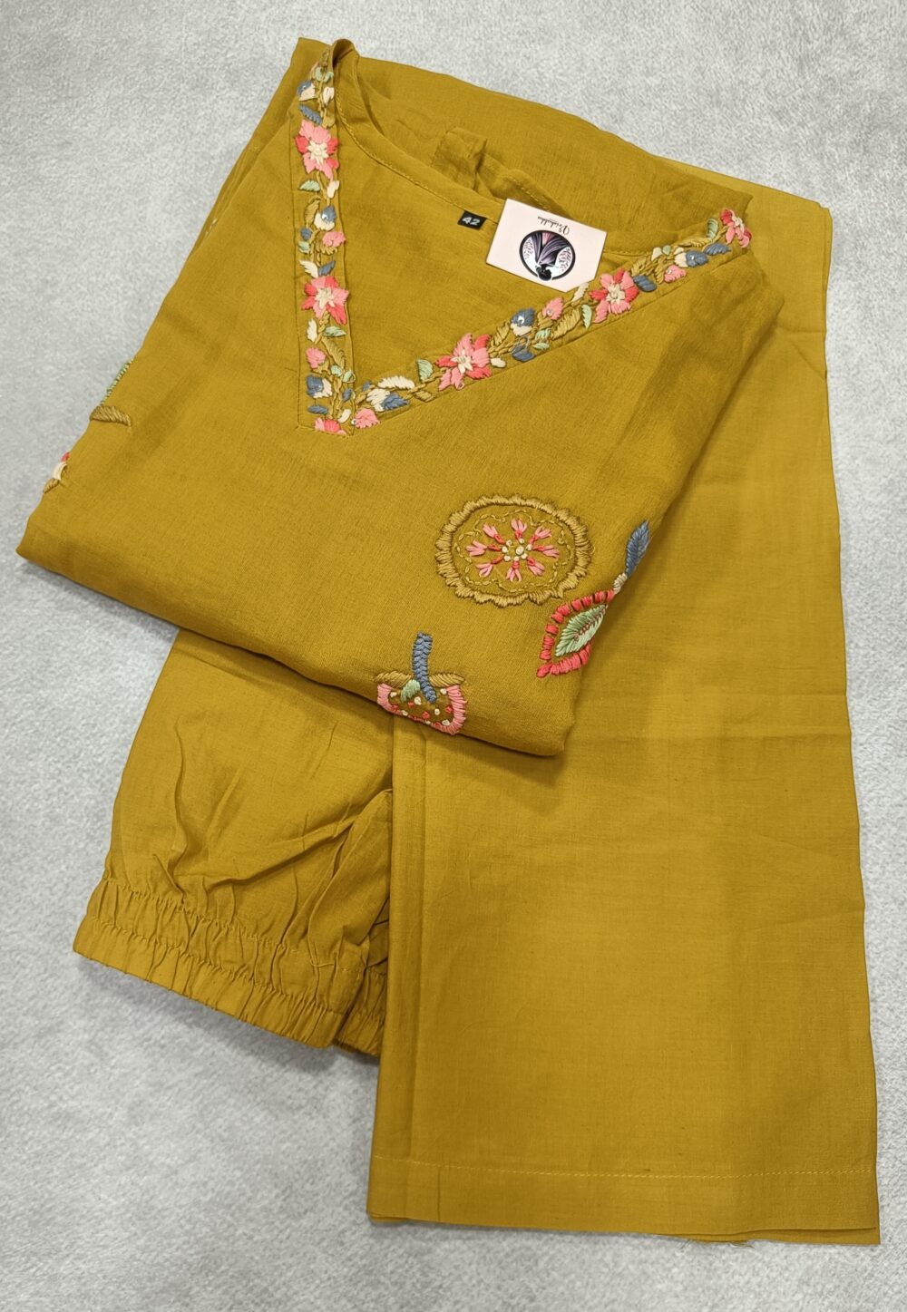 Pure Mul Cotton 2piece Set