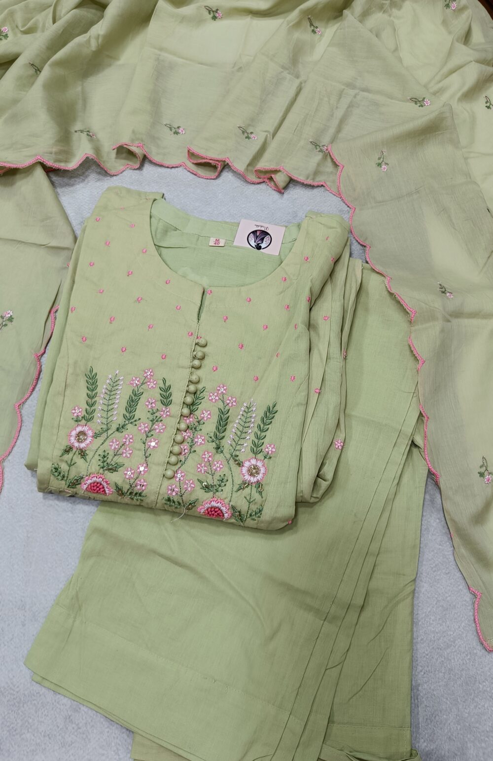 Pure Mul Cotton 3piece set