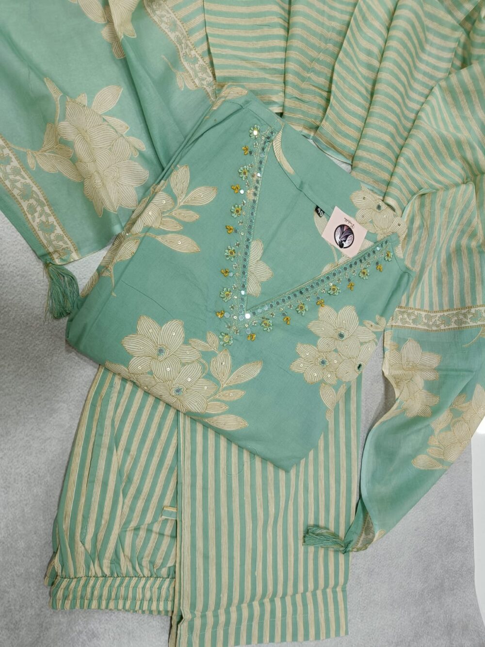 Pure Jaipur Cotton 3piece Set