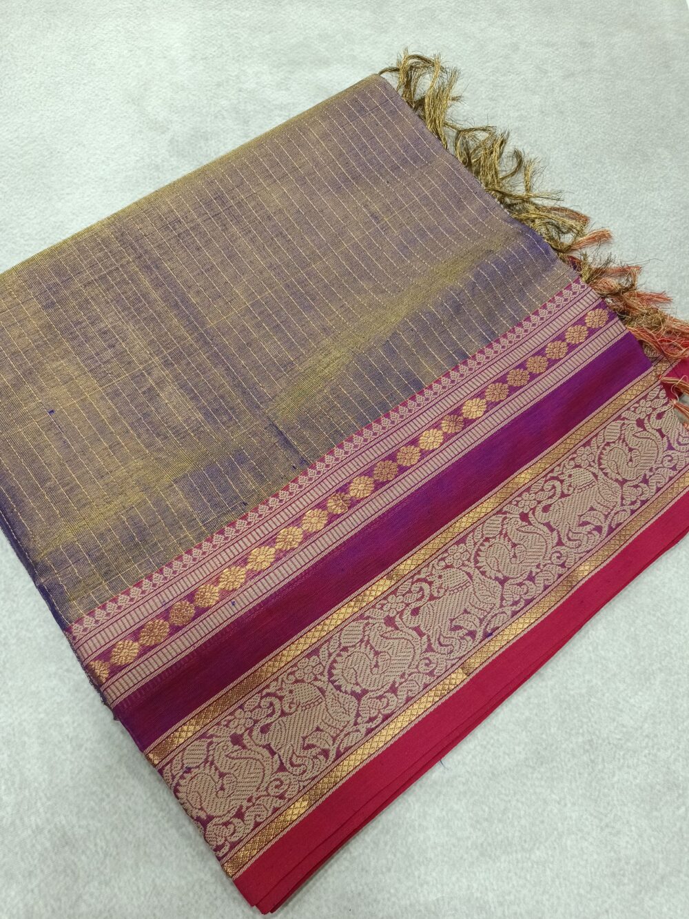 Pure Kanjivaram Silk Cotton Saree