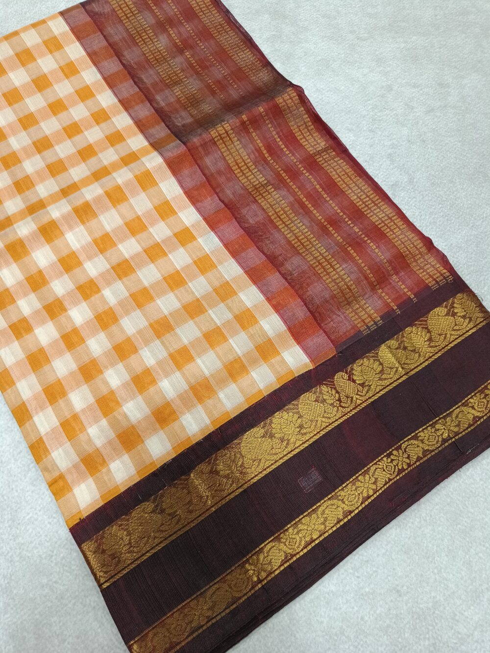 Pure Kanjivaram Silk Cotton Saree