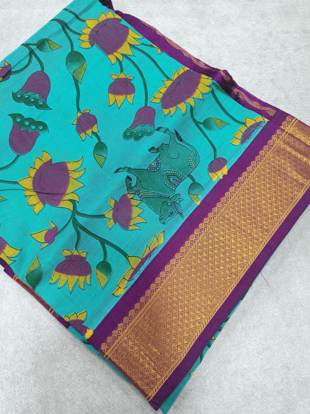Pure Kanjivaram Silk Cotton Saree