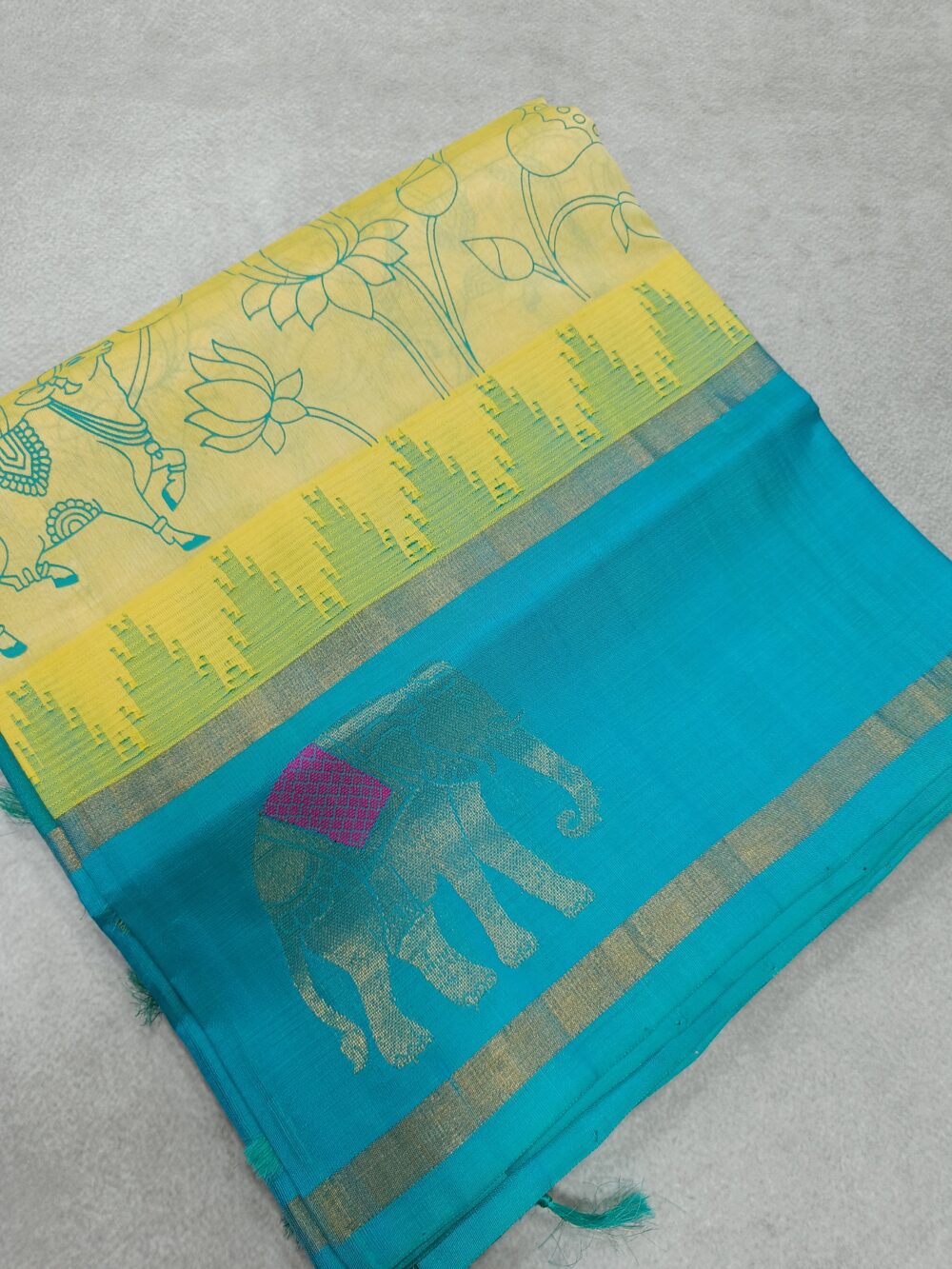 Pure Kanjivaram Silk Cotton Saree
