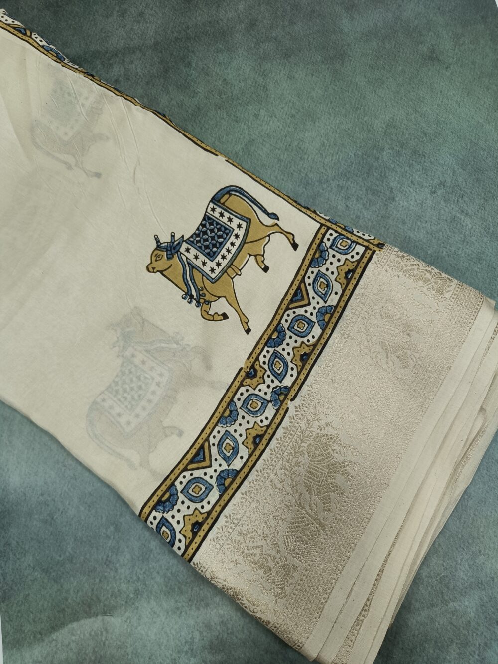 Jaipur Hand Block Print Saree