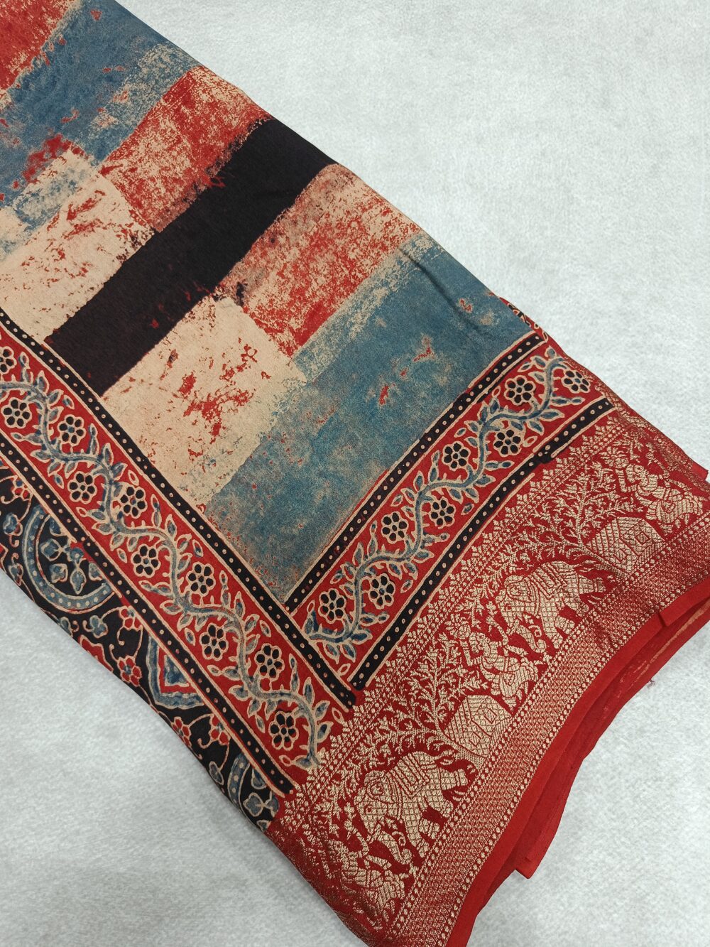 Jaipur Hand Block Print Saree