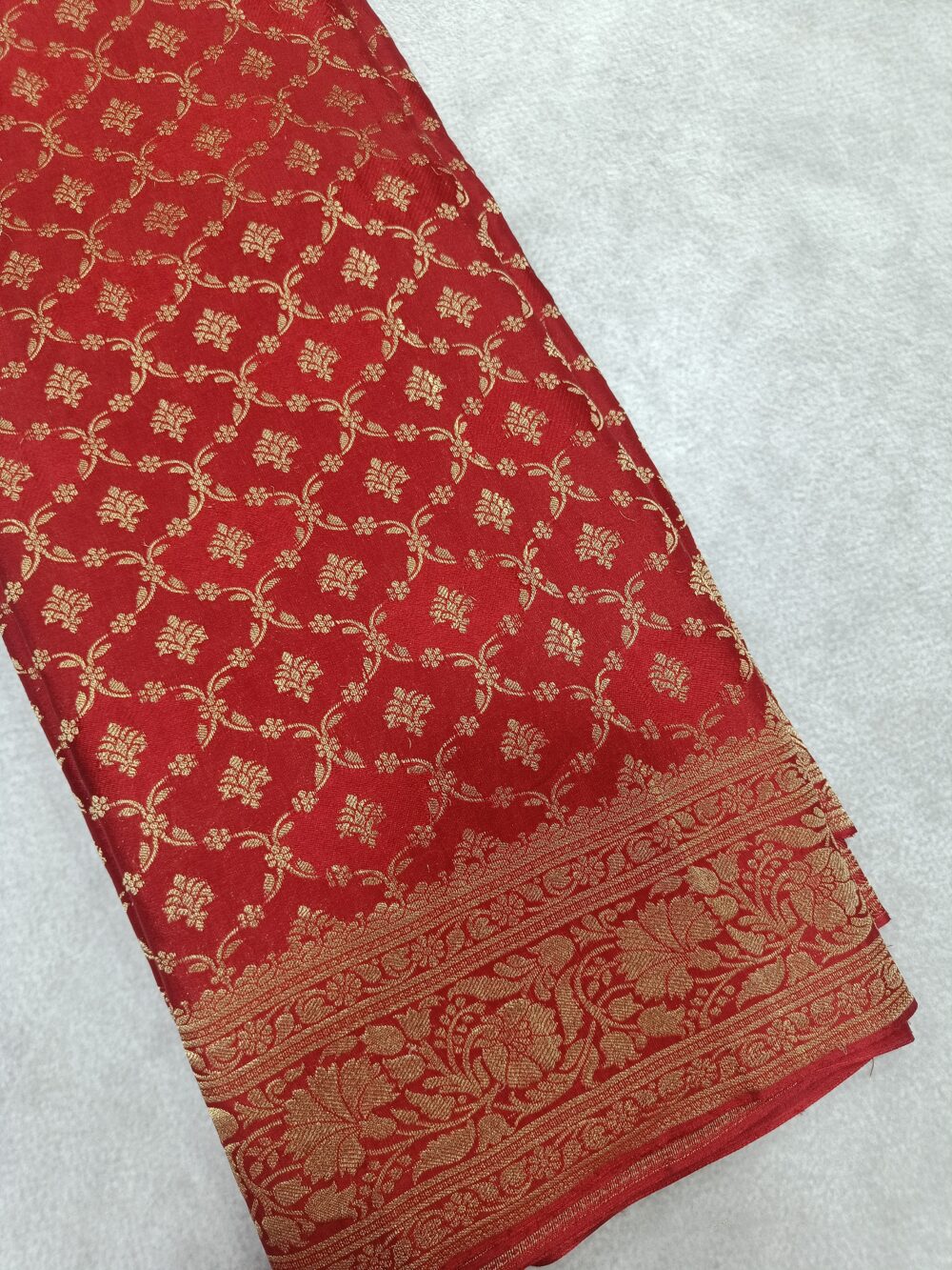 Pure Crepe Banarasi Saree
