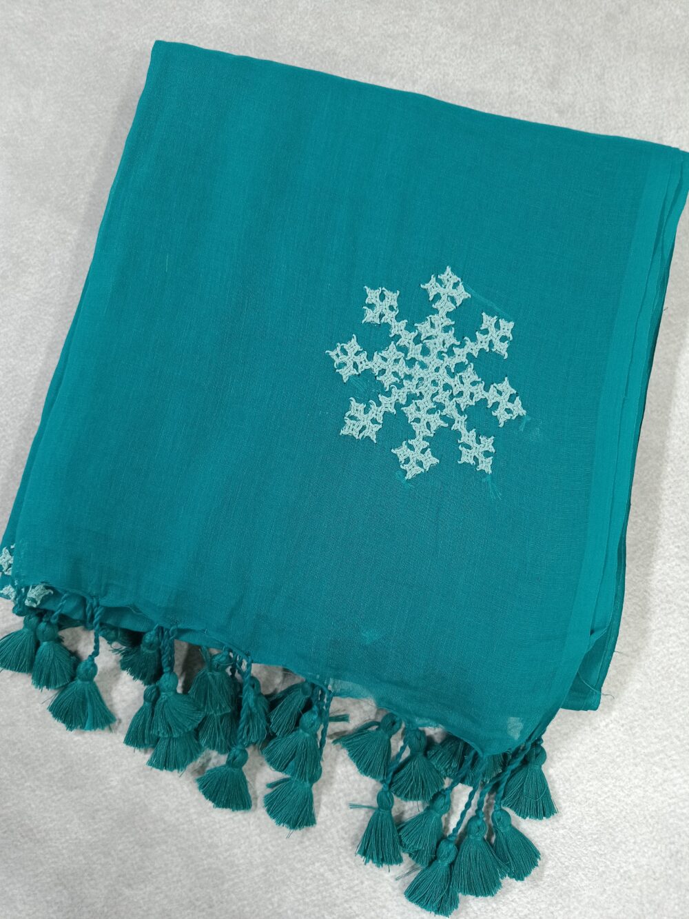 Pure Mul Cotton with Handwork