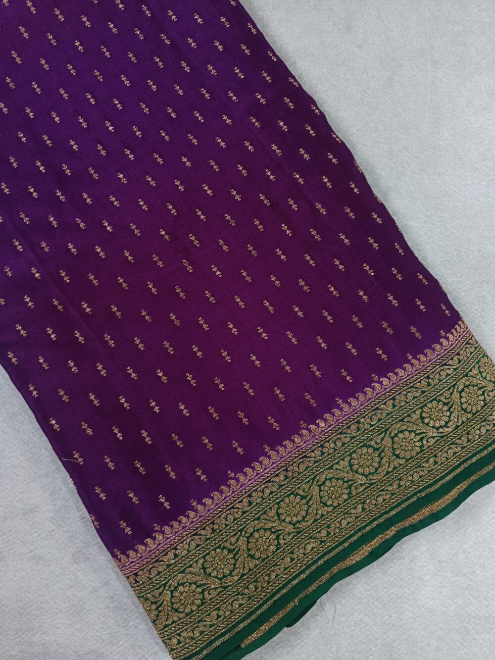 Pure Crepe Banarasi 2D Saree