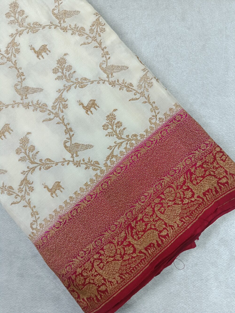 Pure Crepe Banarasi Saree