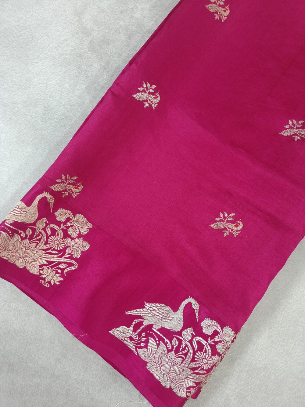 Pure Kathan Raw Mango Silk Saree