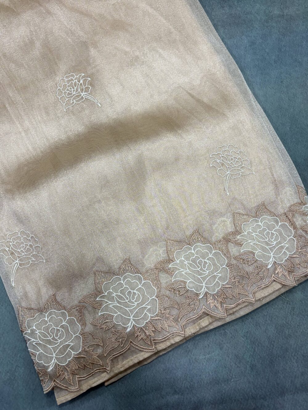 Fancy Glass Tissue Saree