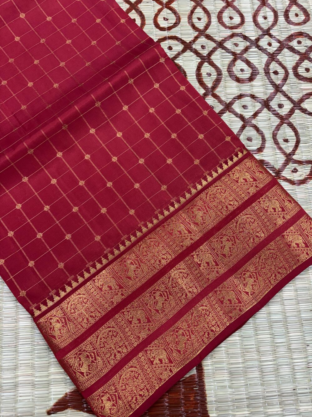 Half Pure Silk Saree